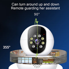 Full HD 360° Dual Band Panoramic Security Camera with Motion Detection, Night Vision & Two-Way Calling