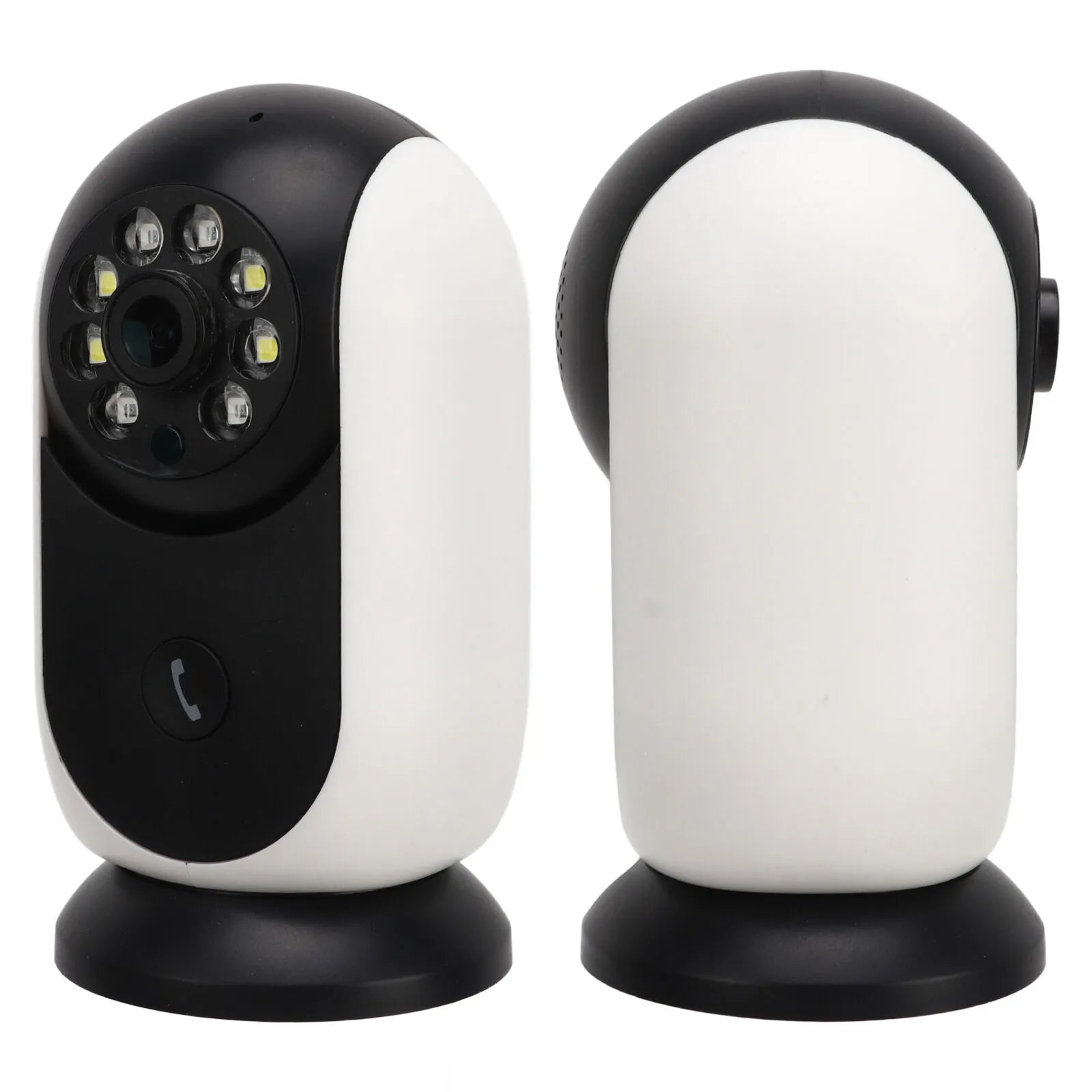 360° HD WiFi Surveillance Camera with Secure Data Transmission, Two-Way Audio, Night Vision, Dual Light Source for Home Security