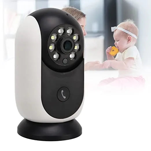 360° HD WiFi Surveillance Camera with Secure Data Transmission, Two-Way Audio, Night Vision, Dual Light Source for Home Security