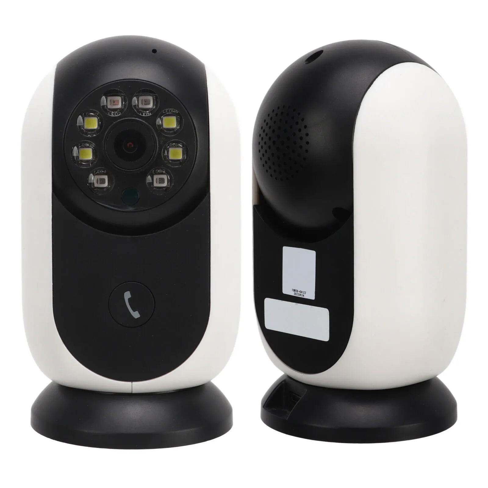360° HD WiFi Surveillance Camera with Secure Data Transmission, Two-Way Audio, Night Vision, Dual Light Source for Home Security