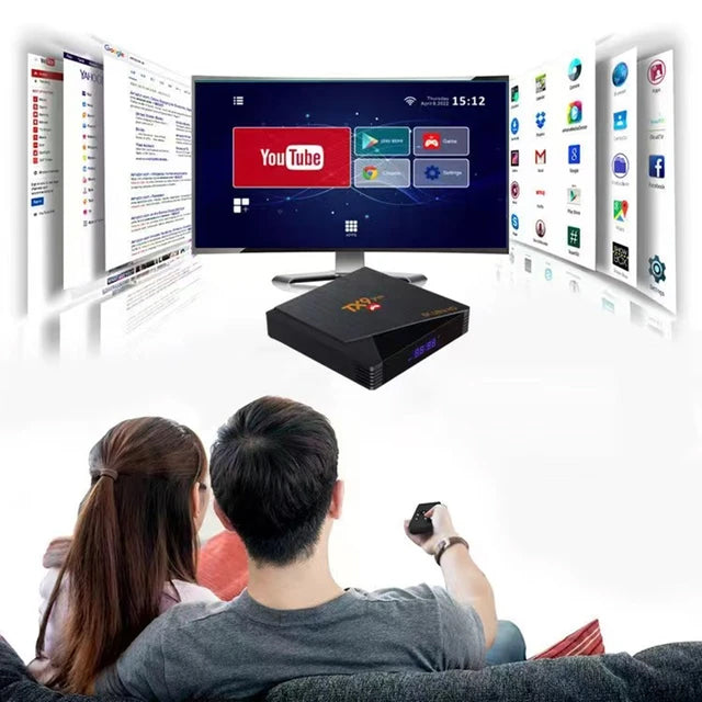 Ultimate 4K Android TV Game Box - 2-in-1 Smart Console & Gamepad with 9000+ Games