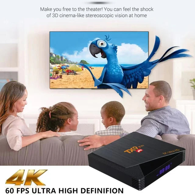 Ultimate 4K Android TV Game Box - 2-in-1 Smart Console & Gamepad with 9000+ Games