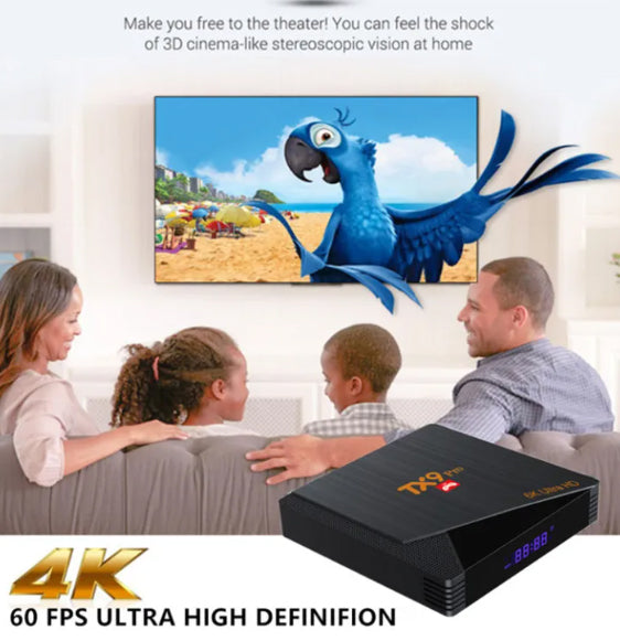 Ultimate 4K Android TV Game Box - 2-in-1 Smart Console & Gamepad with 9000+ Games