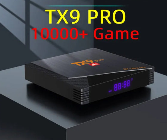 Ultimate 4K Android TV Game Box - 2-in-1 Smart Console & Gamepad with 9000+ Games