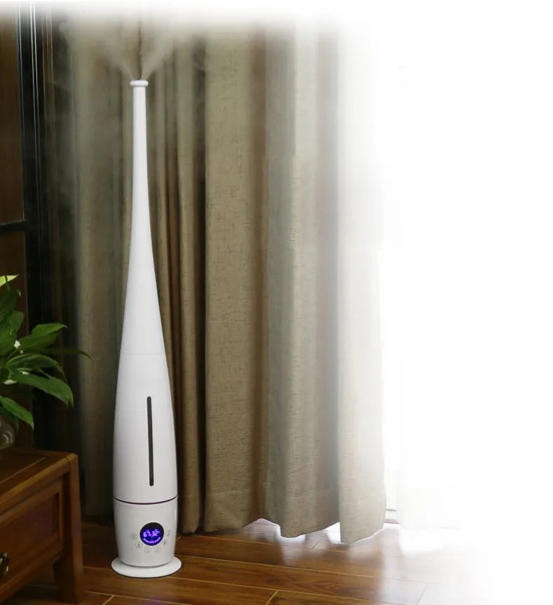 Smart Portable Ultrasonic Mist Air Humidifier with Remote Control - Height Adjustable with 4L Water