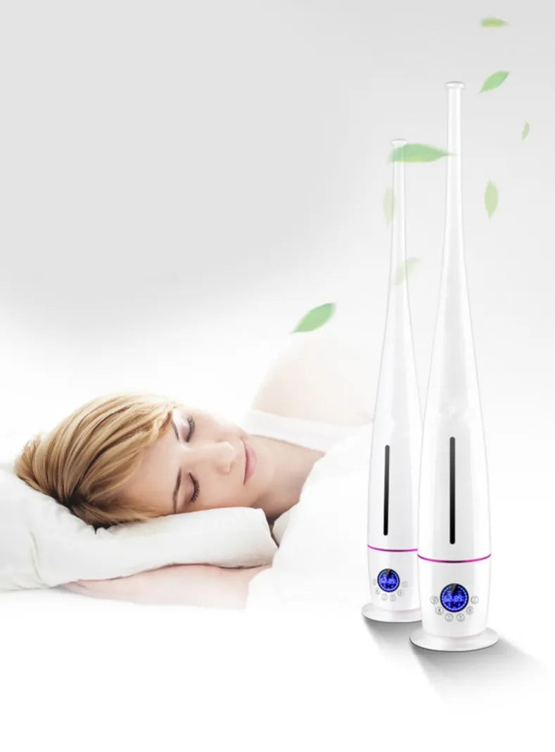 Smart Portable Ultrasonic Mist Air Humidifier with Remote Control - Height Adjustable with 4L Water