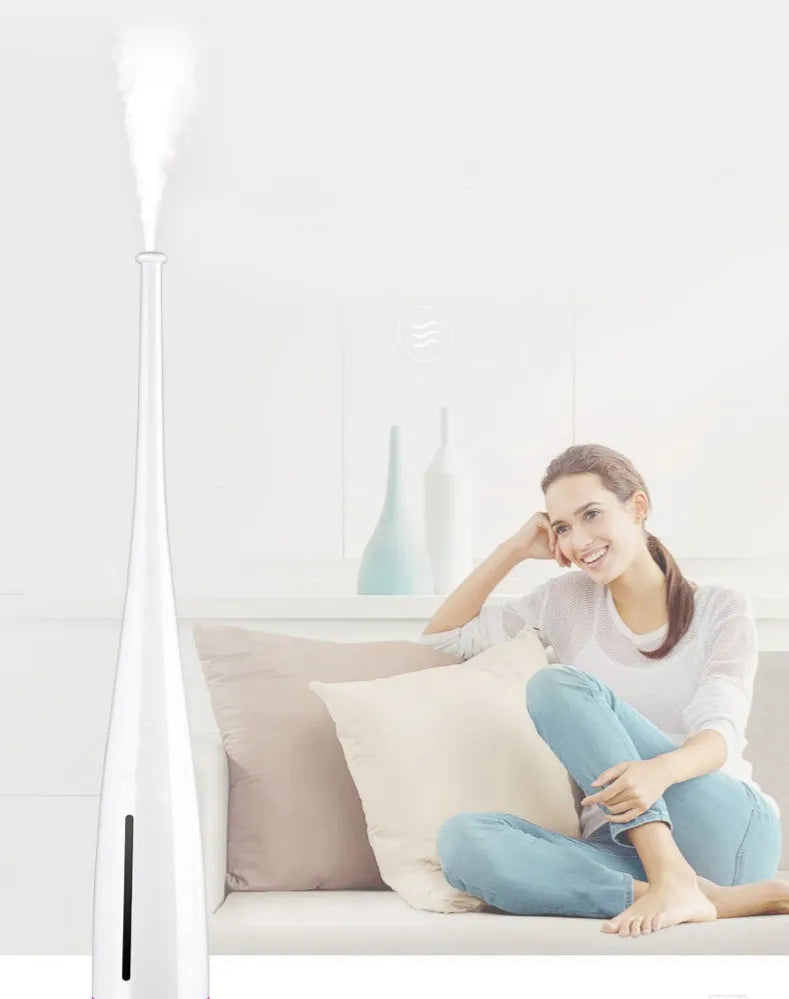 Smart Portable Ultrasonic Mist Air Humidifier with Remote Control - Height Adjustable with 4L Water