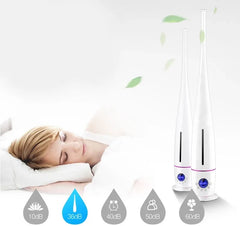 Smart Portable Ultrasonic Mist Air Humidifier with Remote Control - Height Adjustable with 4L Water