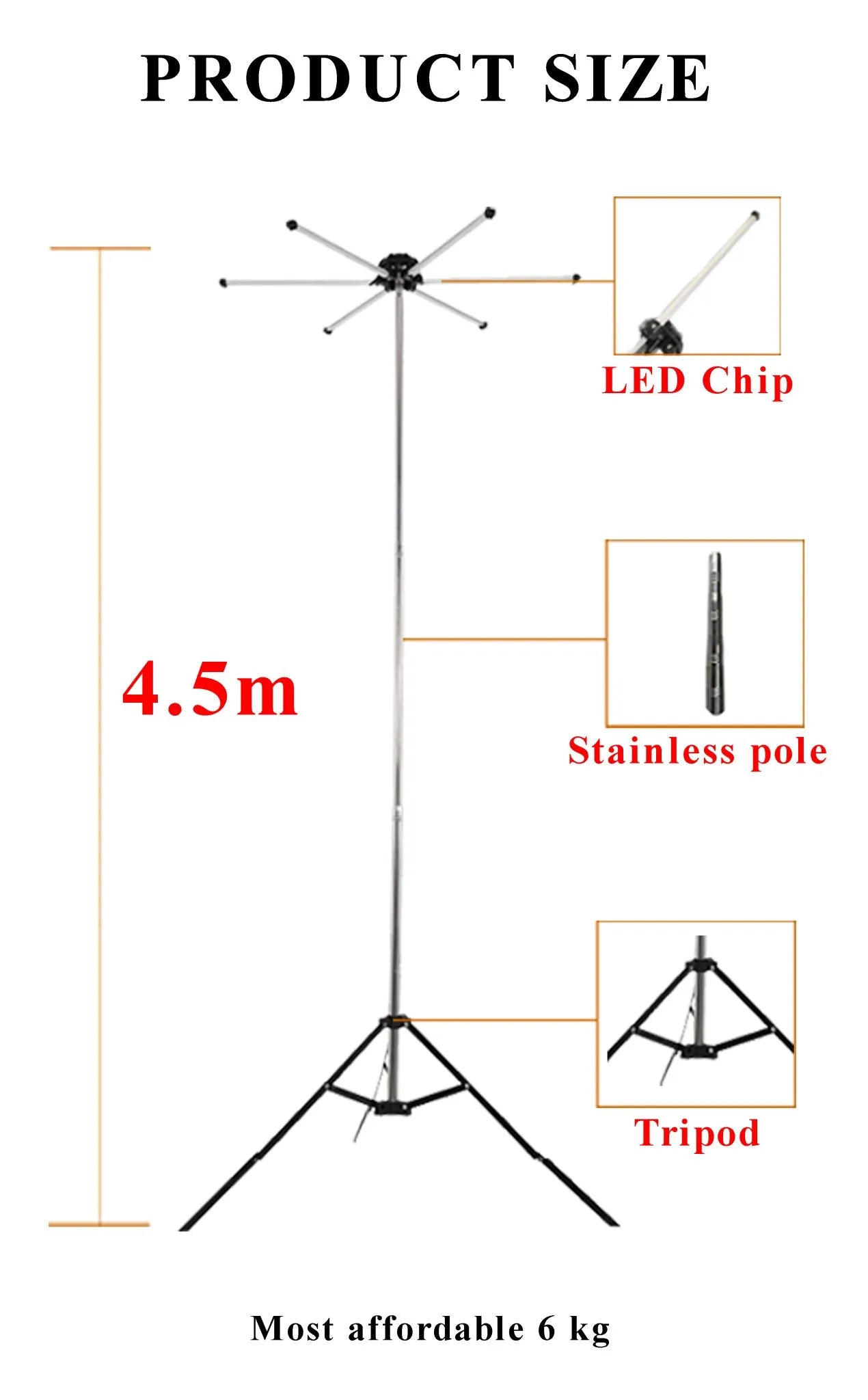 Toby's Multi-Purpose Camping Light with Remote Control - Sanara VIP-08