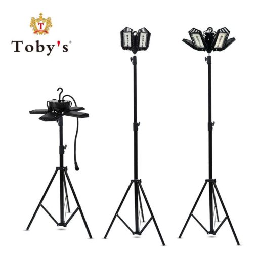 Toby's Ultra-Bright Multi-functional LED Camping Light Set with Tripod Stand and Waterproof Design - 150W - 12,000 Lumens