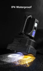 Handheld Electric Searchlight with Super Bright Light and USB Charging - Ideal for Camping, Hiking,