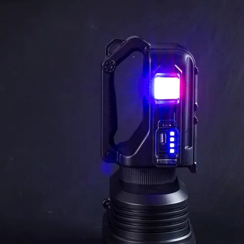 Handheld Electric Searchlight with Super Bright Light and USB Charging - Ideal for Camping, Hiking,