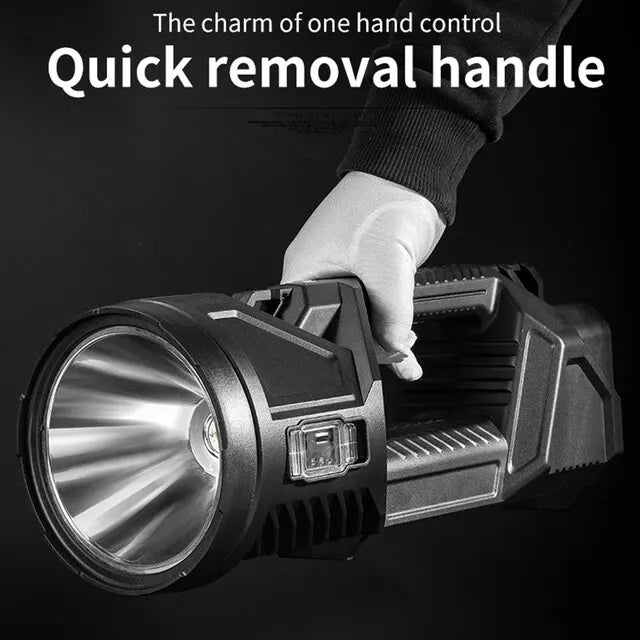 Super Bright Waterproof Rechargeable LED Camping Torch