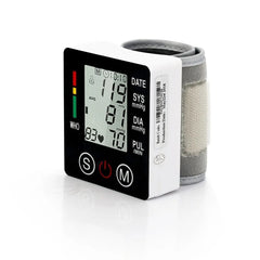 Electronic Wrist Blood Pressure Monitor with LCD Digital Display and Intelligent Pressurisation