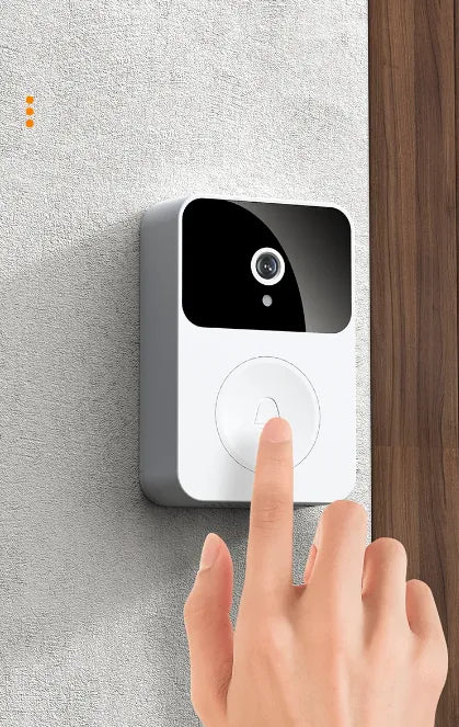 Smart WiFi Video Doorbell Intercom with Two Way Audio, Night Vision, Motion Detection and Easy Insta