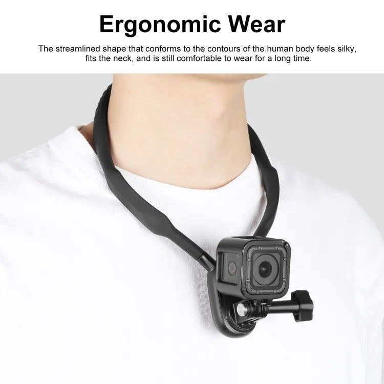 Universal Magnetic Neck Mount Phone Holder with Adjustable Gooseneck
