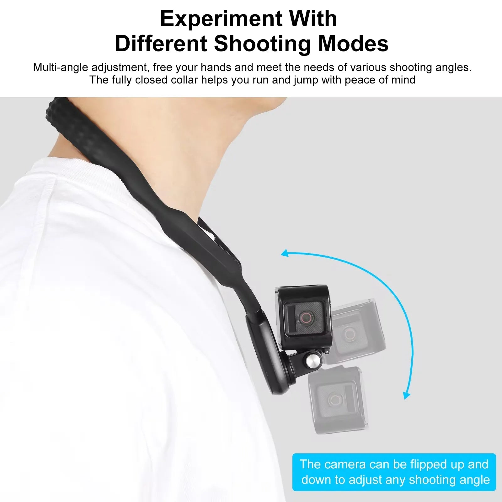 Universal Magnetic Neck Mount Phone Holder with Adjustable Gooseneck