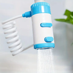 Multi-functional Faucet Extender with Retractable Hose Extension and Pressurized Foam Functionality
