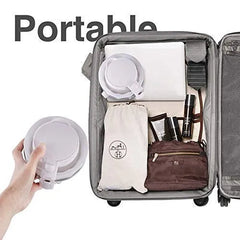 600ml Portable Electric Silicone Tea & Coffee Folding Kettle for Travel with Food Grade Material & I