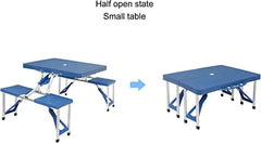 Portable Folding Table with Chairs for Camping, Picnics, and Outdoor Activities