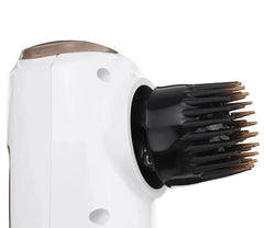 Handheld Electric Deep Tissue Body Massager with 4 Interchangeable Heads, Variable Speed Control & Ergonomic Design for Full-Body Relief
