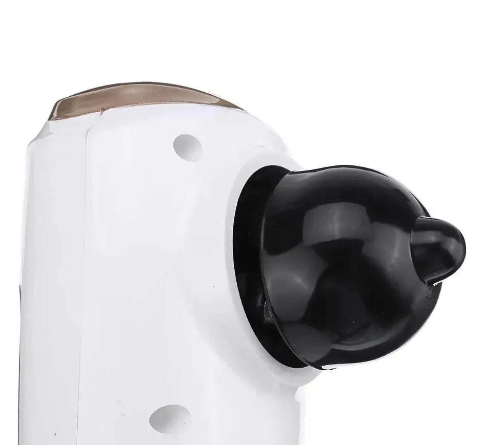Handheld Electric Deep Tissue Body Massager with 4 Interchangeable Heads, Variable Speed Control & Ergonomic Design for Full-Body Relief