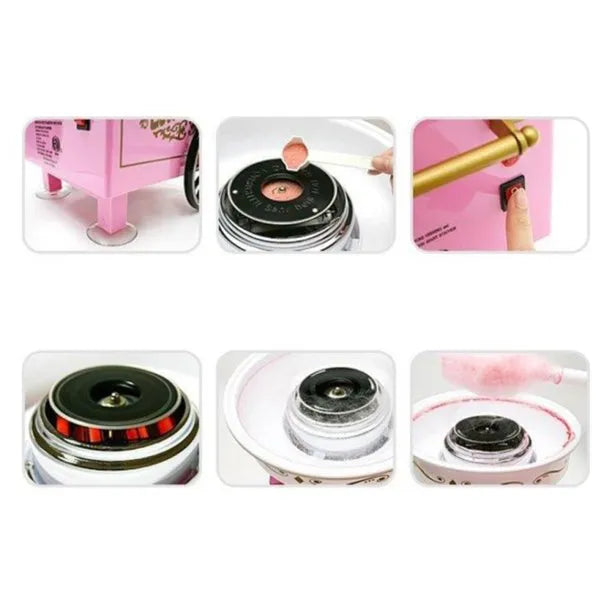 Cotton Candy Maker with a Fancy Carrying Cart
