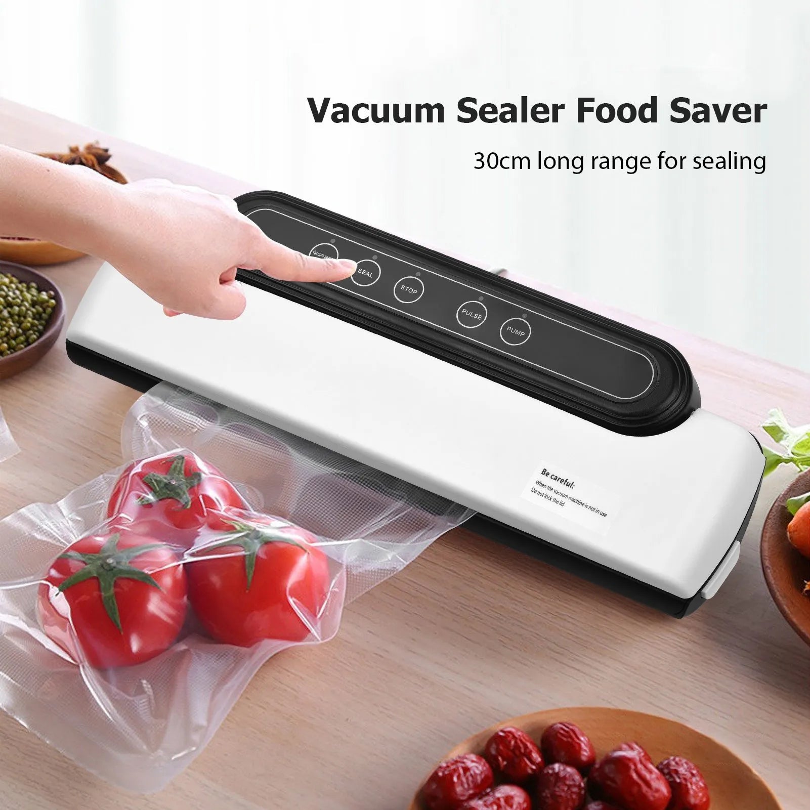 Automatic Electric Vacuum Airtight Sealer & Packing Machine for Food Preservation with One Touch Ope