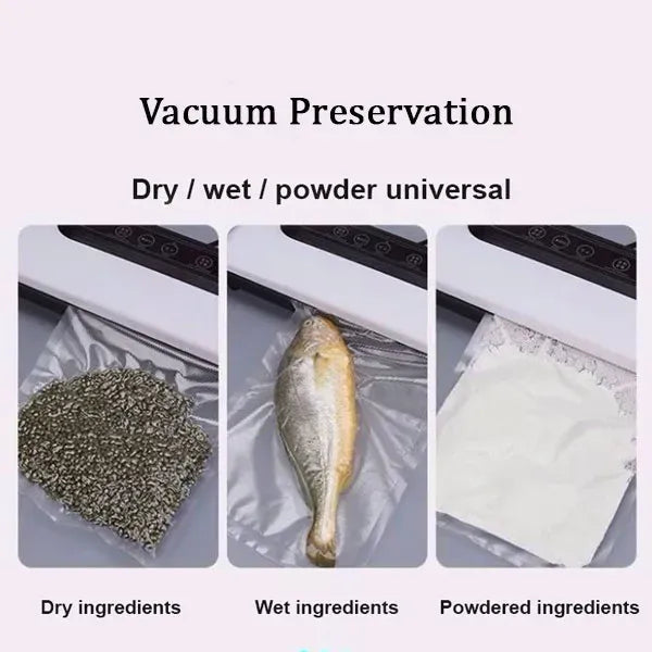 Automatic Electric Vacuum Airtight Sealer & Packing Machine for Food Preservation with One Touch Ope