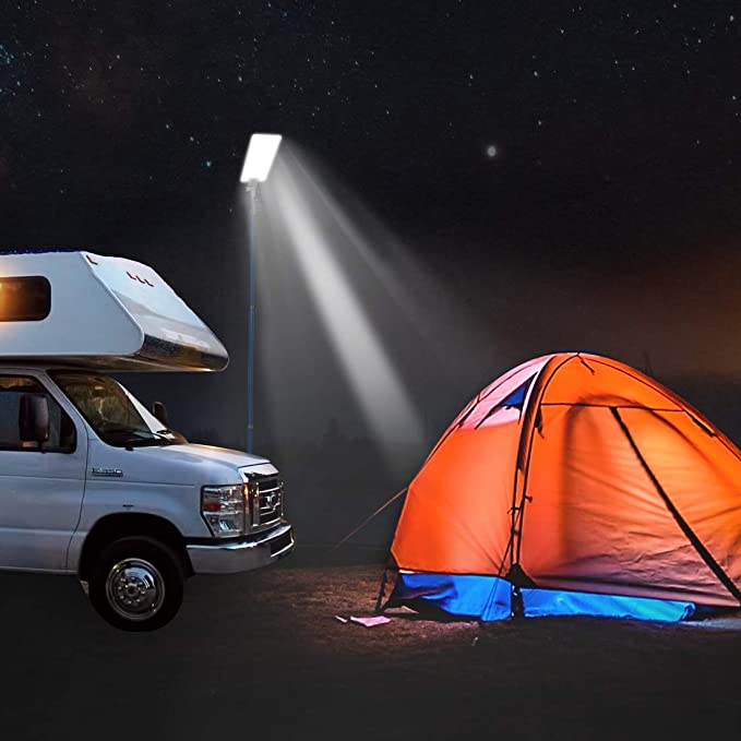 3.6m 500W 360° Multifunctional Telescopic Sanara Camping Light with Extendable Fish Rod Design for O