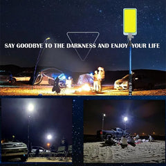 3.6m 500W 360° Multifunctional Telescopic Sanara Camping Light with Extendable Fish Rod Design for O