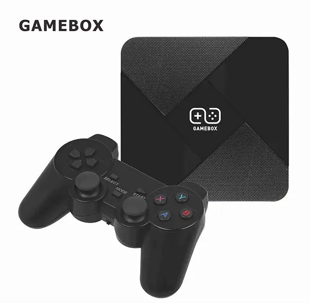 Portable Retro Console Video Game Box with Dual Controllers, 4K HD Quality, 2 USB Ports with Android