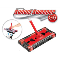 G6 Cordless Swivel Sweeper Portable Adjustable Rechargeable Cleaner for Quick Cleaning with Easy Sto