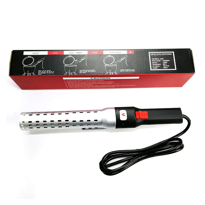 Electric Hot Air Blowing Charcoal Lighter for Barbecue Grilling for Rapid Fire Lighting