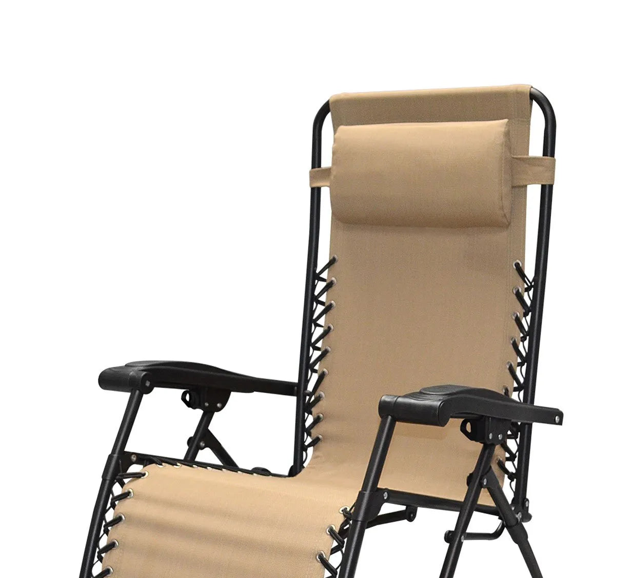Portable Foldable Chair with Sunshade for Outdoor Patio and Beach