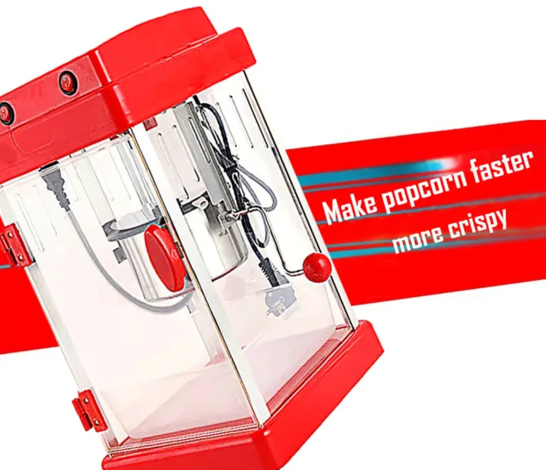 Retro Movie Theatre Style Popcorn Popper Machine