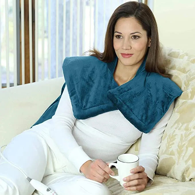 Thermapulse Relief Wrap for Massage with Padded Heating Technology & Auto Shutdown