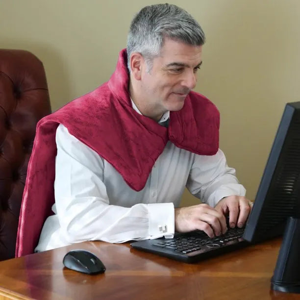 Thermapulse Relief Wrap for Massage with Padded Heating Technology & Auto Shutdown