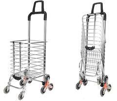 Foldable Stair Climbing Trolley Cart & Hand Truck