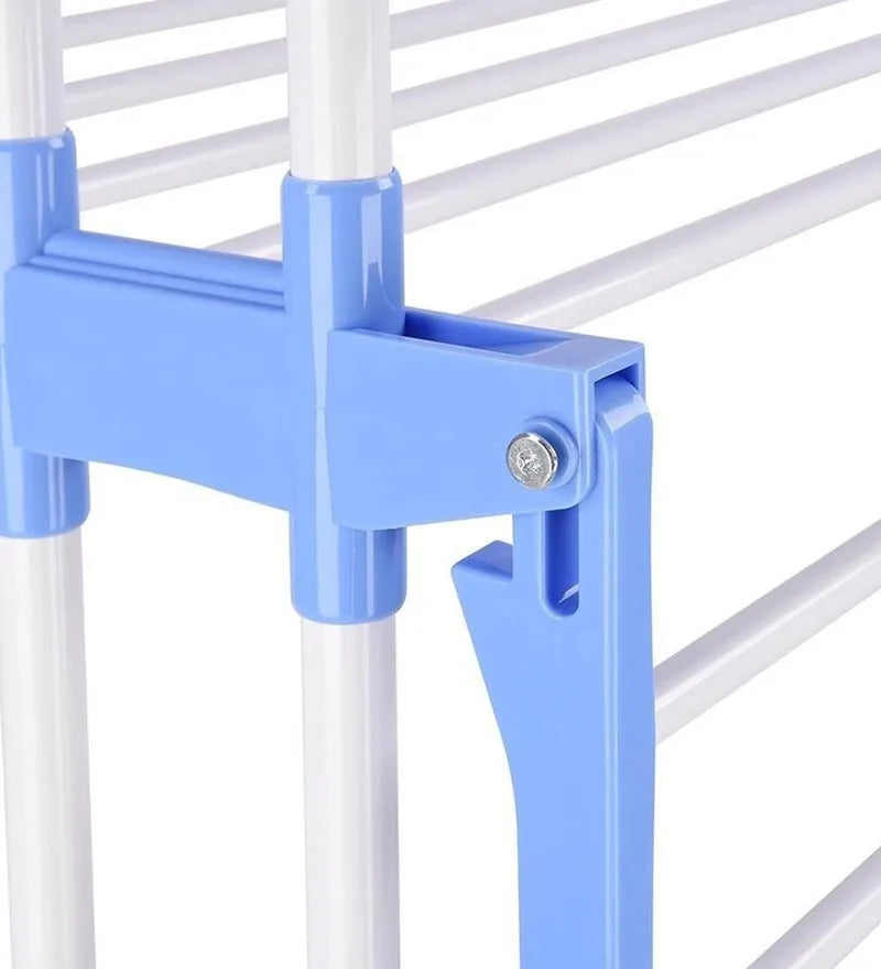 3 Layered Steel Floor Cloth Dryer Stand made of High Quality Stainless Steel with Premium 360° Rotat