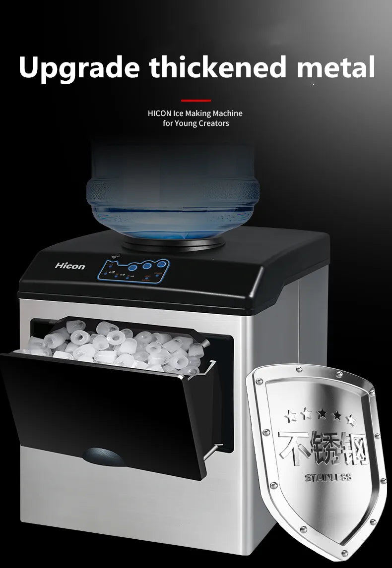 Hicon 2 in 1 Ice Maker Machine & Water Cooler