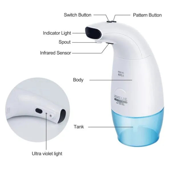 330ml/240ml Automatic Motion Sensing Soap Dispenser & Sanitizer