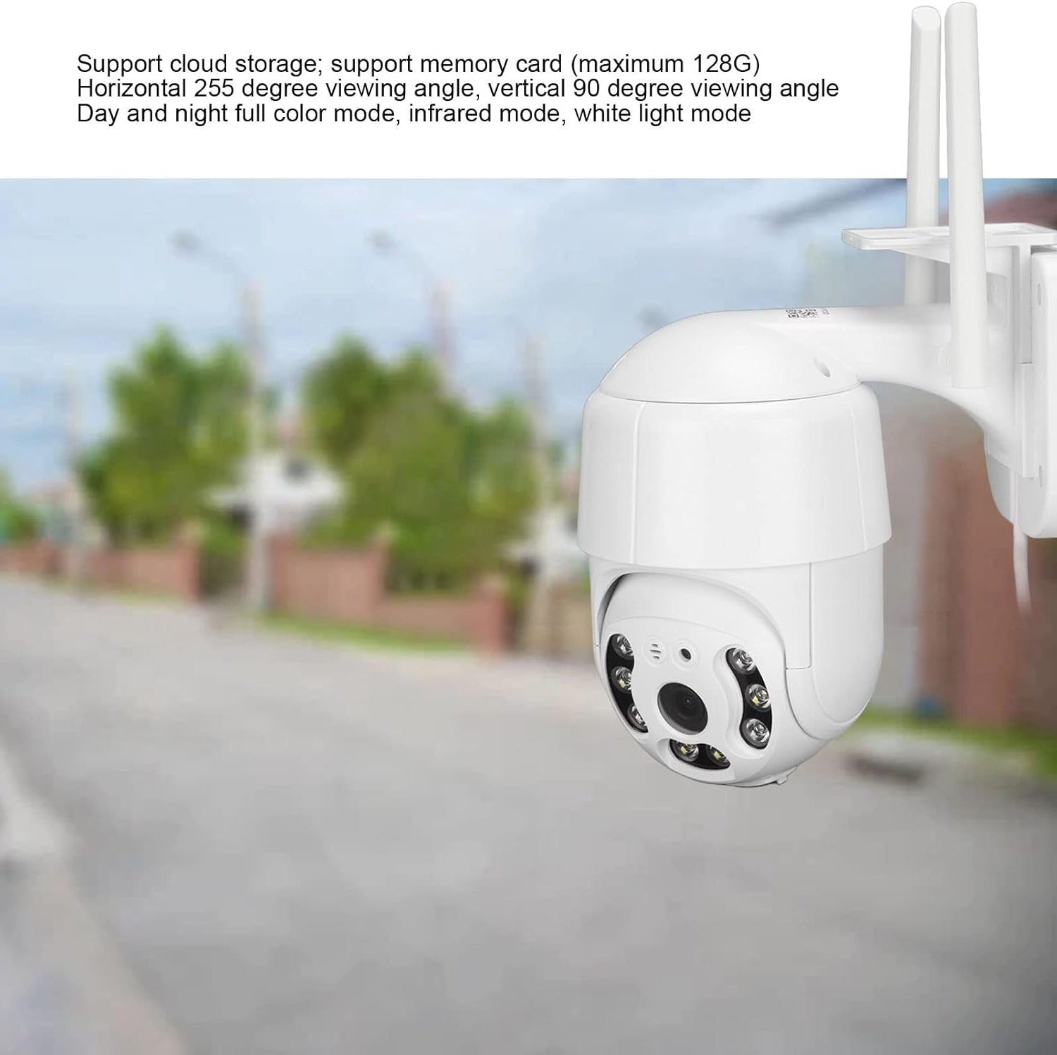 HD Waterproof WiFi Security Camera with Motion Detection and Two-Way Audio