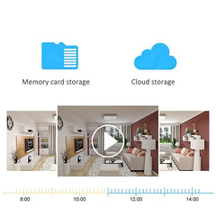 HD Waterproof WiFi Security Camera with Motion Detection and Two-Way Audio