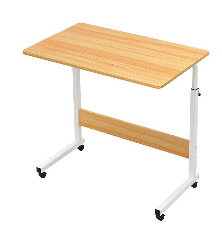 Height Adjustable Bed Study Table with Wheels - Portable Multipurpose Laptop Desk for Home, Office and Outdoor Use