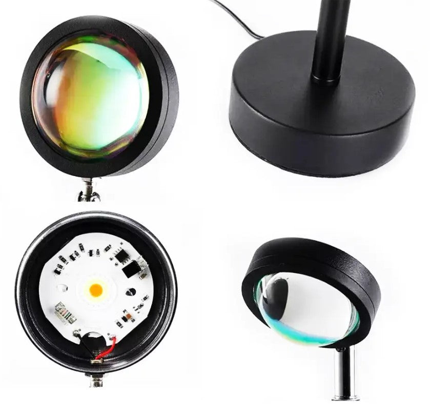 360° Rotatable LED Sunset Projection Lamp for Ambiance