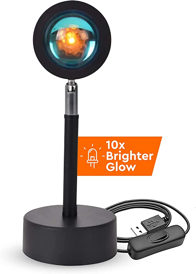 360° Rotatable LED Sunset Projection Lamp for Ambiance