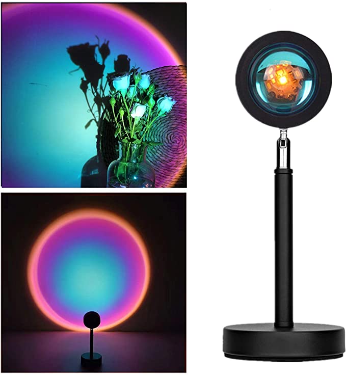 360° Rotatable LED Sunset Projection Lamp for Ambiance