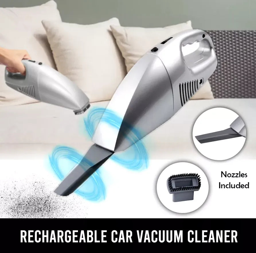 50W Smart Electric Wireless Portable Rechargeable Vacuum Cleaner for Car & Home