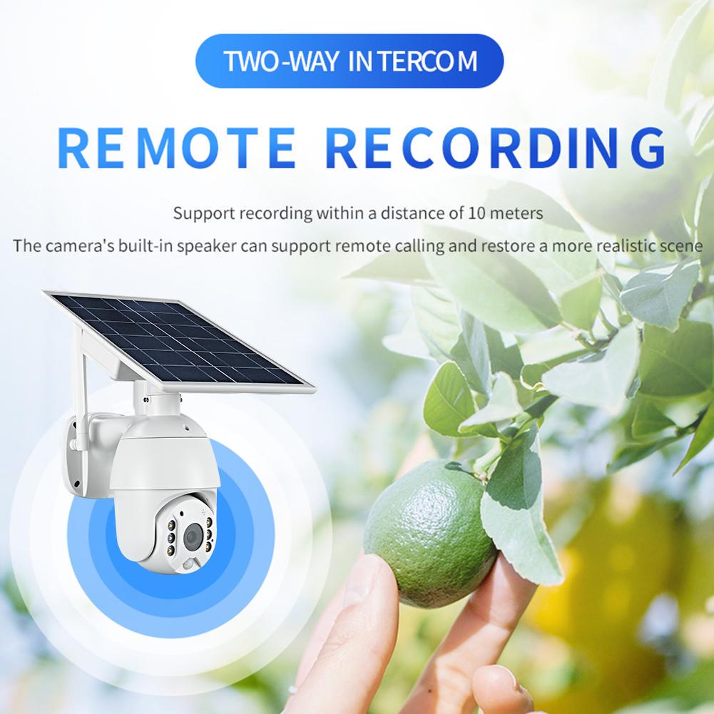 4G Solar Outdoor Wireless 2MP Security Camera with Motion Detection Technology and Real Time Alerts
